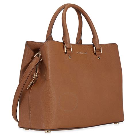 michael kors signature savannah large satchel|Savannah Large Saffiano Leather Satchel .